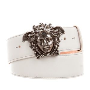 Versace Medusa leather hip belt